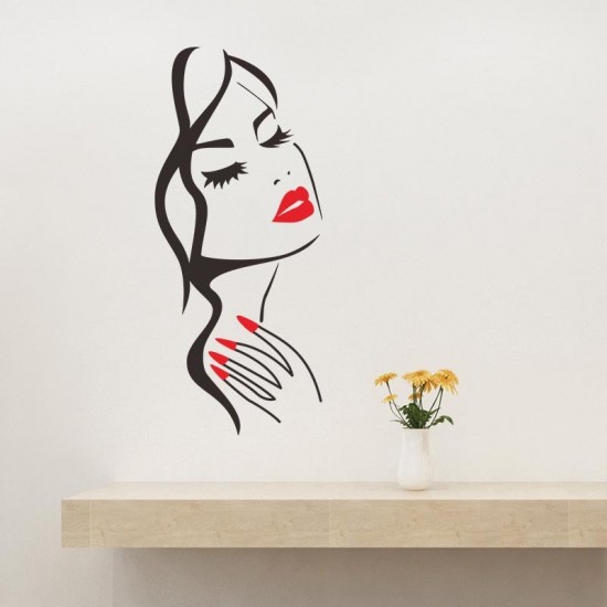 Sticker decorativ, Girl, 57 cm, 820STK Sticker decorativ, Girl, 57 cm, 820STK