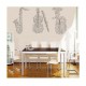 Sticker decorativ, Instrumente muzicale, 55 cm, 1146STK