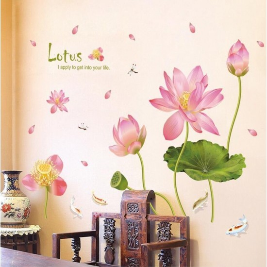 Sticker decorativ, Lotus, 140 cm, 774STK Sticker decorativ, Lotus, 140 cm, 774STK