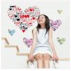 Sticker decorativ, Love, 120 cm, 704STK