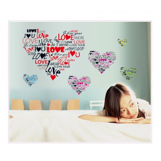 Sticker decorativ, Love, 120 cm, 704STK