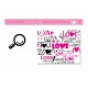 Sticker decorativ, Love, 120 cm, 704STK
