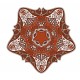 Sticker decorativ Mandala, Maro, 50 cm , 1060STK