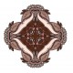 Sticker decorativ Mandala, Maro, 50 cm , 1062STK