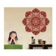 Sticker decorativ Mandala, Rosu, 50 cm , 1067STK