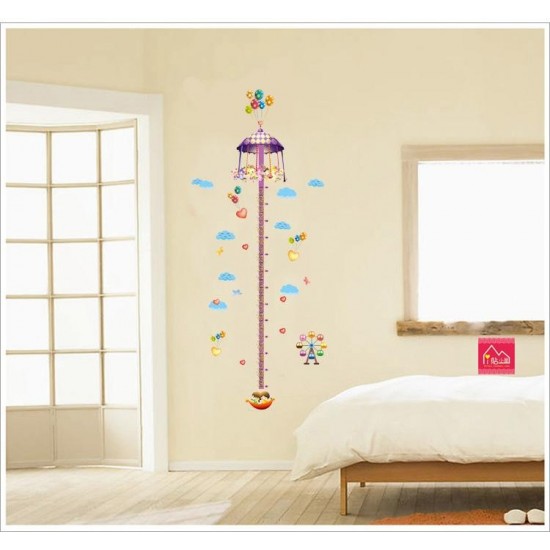 Sticker decorativ, Masuratoare, Parc de distratii, 185 cm, 705STK