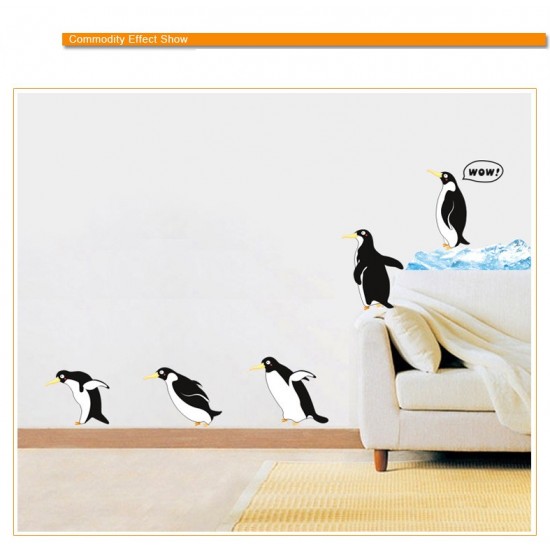 Sticker decorativ, Pinguini, 130 cm, 794STK Sticker decorativ, Pinguini, 130 cm, 794STK