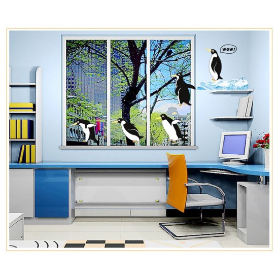 Sticker decorativ, Pinguini, 130 cm, 794STK Sticker decorativ, Pinguini, 130 cm, 794STK