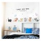 Sticker decorativ, Pisici, Lovely cats home, 135 cm, 728STK