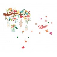 Sticker decorativ, Ramura cu flori, 145 cm, 719STK Sticker decorativ, Ramura cu flori, 145 cm, 719STK