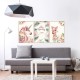 Sticker decorativ, Tablou flamingo, 93 cm, 791STK