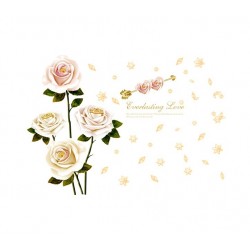 Sticker decorativ, Trandafiri, 137 cm, 789STK