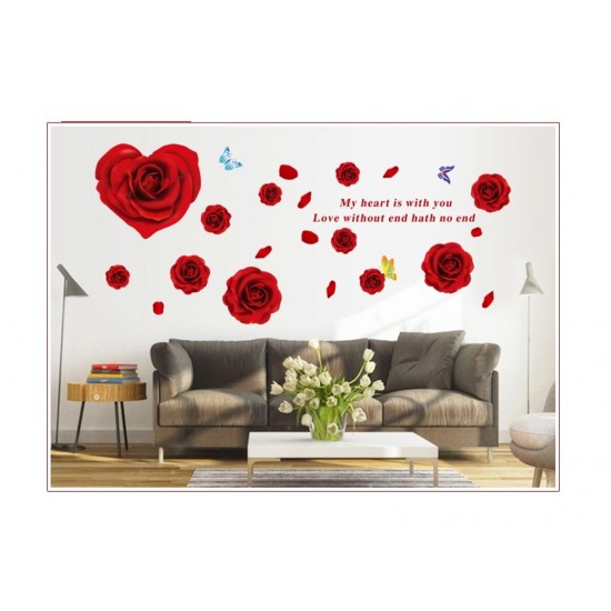 Sticker decorativ, Trandafiri, 160 cm, 735STK