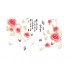 Sticker decorativ, Trandafiri cu fluturi, 160 cm, 753STK