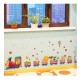 Sticker decorativ, Trenulet cu animale, 158 cm, 716STK