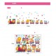 Sticker decorativ, Trenulet cu animale, 158 cm, 716STK