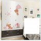Sticker decorativ, Ursuleti, Baby shower, 77 cm, 712STK