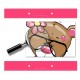 Sticker decorativ, Ursuleti, Flori, 110 cm, 724STK
