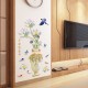 Sticker decorativ, Vaza cu flori, 115 cm, 759STK Sticker decorativ, Vaza cu flori, 115 cm, 759STK
