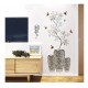 Sticker decorativ, Vaza cu flori, 118 cm, 741STK