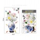 Sticker decorativ, Vaza cu flori, 120 cm, 784STK