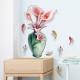 Sticker decorativ, Vaza cu flori, 65 cm, 814STK