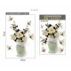 Sticker decorativ, Vaza cu flori, 75 cm, 815STK