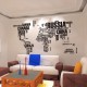 Sticker decorativ, World Map, 190 cm, 757STK