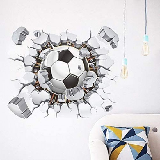 Sticker decorativ cu Fotbal, 60 cm, 1124STK Sticker decorativ cu Fotbal, 60 cm, 1124STK
