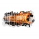 Sticker decorativ cu Fotbal, 85 cm, 1125STK