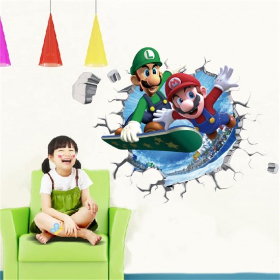 Sticker decorativ cu Mario, 50 cm, 1102STK