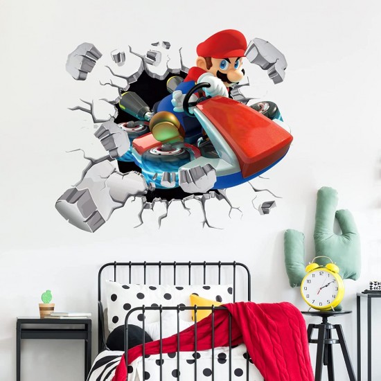 Sticker decorativ cu Mario, 50 cm, 1109STK Sticker decorativ cu Mario, 50 cm, 1109STK