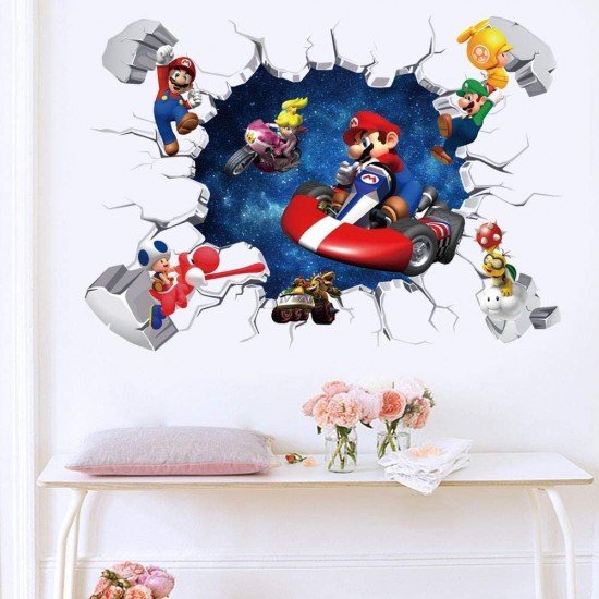 Sticker decorativ cu Mario, 60 cm, 1106STK