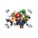 Sticker decorativ cu Mario, 70 cm, 1107STK
