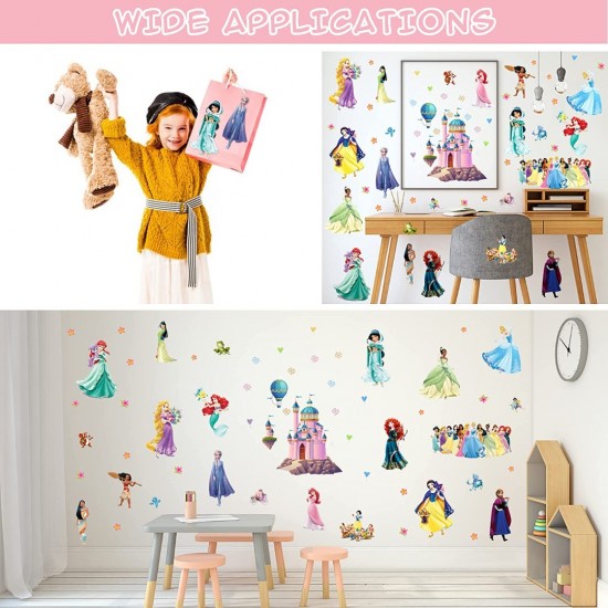 Sticker decorativ cu Printese, 70 cm, 1114STK