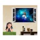 Sticker decorativ, fereastra 3D,  Dragon Ball, 85 cm, 1022STK