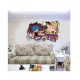 Sticker decorativ, gaura in perete 3D,  Dragon Ball, 85 cm, 1021STK-1