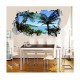 Sticker decorativ, gaura in perete 3D,  Mare, 85 cm, 180STK-1