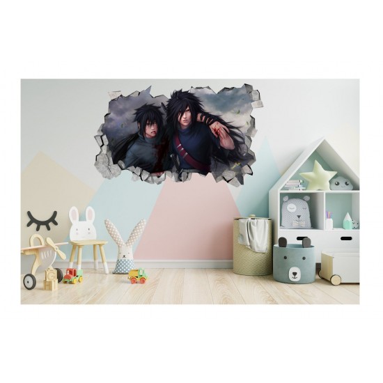Sticker decorativ, gaura in perete 3D, Naruto, 85 cm, 1028STK-2 Sticker decorativ, gaura in perete 3D, Naruto, 85 cm, 1028STK-2