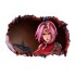 Sticker decorativ, gaura in perete 3D,  Naruto, 85 cm, 1029STK