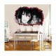 Sticker decorativ, gaura in perete 3D,  Naruto, 85 cm, 1030STK