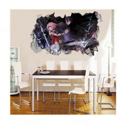 Sticker decorativ, gaura in perete 3D, Naruto, 85 cm, 1032STK Sticker decorativ, gaura in perete 3D, Naruto, 85 cm, 1032STK