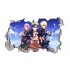 Sticker decorativ, gaura in perete 3D,  Naruto, 85 cm, 1054TK-2