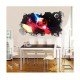 Sticker decorativ, gaura in perete 3D,  Planeta, 85 cm, 1033STK