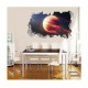 Sticker decorativ, gaura in perete 3D,  Planeta, 85 cm, 1041STK-2