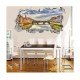 Sticker decorativ, gaura in perete 3D, Pod, 85 cm, 170STK-1 Sticker decorativ, gaura in perete 3D, Pod, 85 cm, 170STK-1