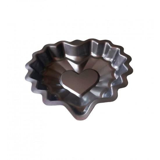 Tava de copt pentru placinta, Inima, 25 cm, 355COF