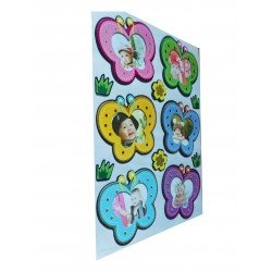 Sticker decorativ, fluturi cu poze, 45 cm, WX-EB003