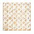 Set 50 de sabloane pentru decorarea parjiturilor, cafea, pentru pictura, Alb, 8.7 cm, A1427