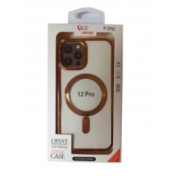 Husa telefon compatibila cu Apple iPhone 12 Pro, Gold, 429HT